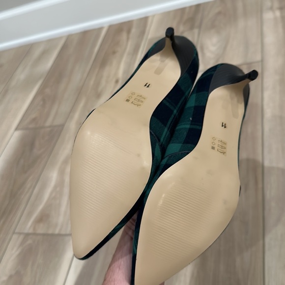Sole Society Green Plaid Heels - Picture 7 of 7
